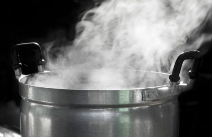 humedad cocina olla vapor
