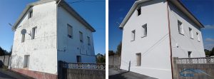 Rehabilitación de fachadas - restauranción de fachadas viviendas unifalimiares - Hume Ingeniería