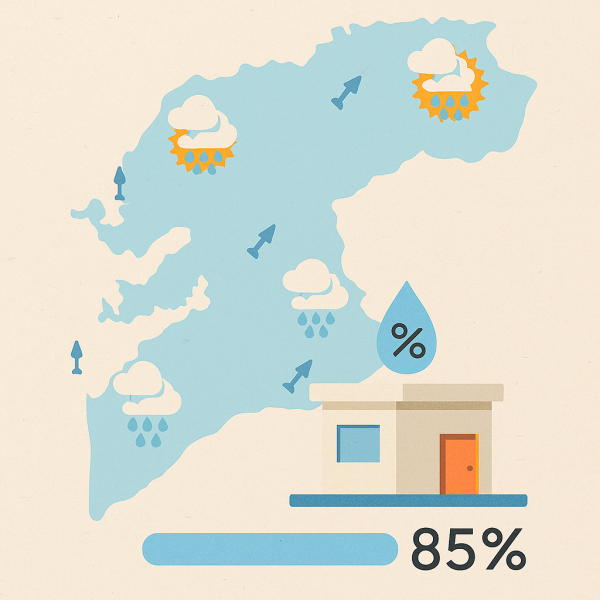 mapa pontevedra humedad